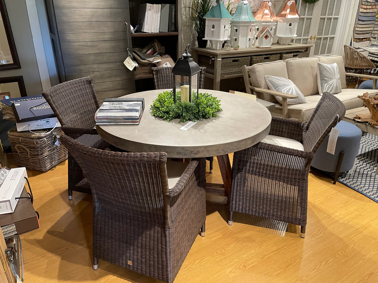 wicker dining room sets