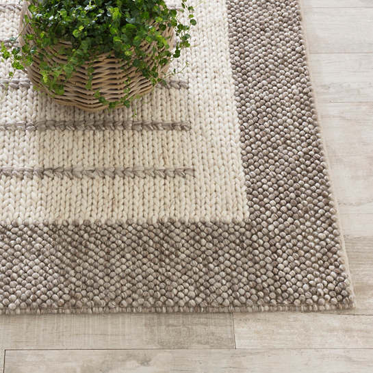 Sorrel Woven Wool Rug 2x3 - Garden Cottage