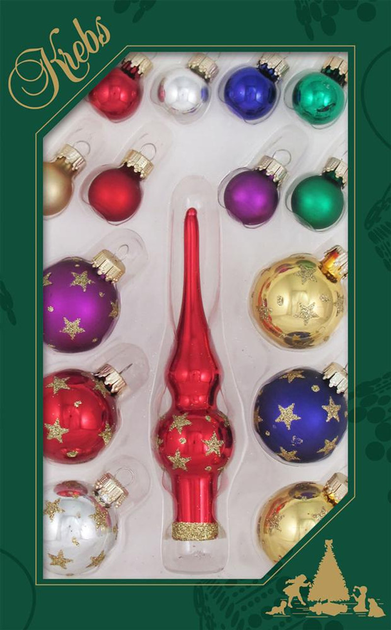 Mini Trimset with Tree Topper Multicolor Garden Cottage