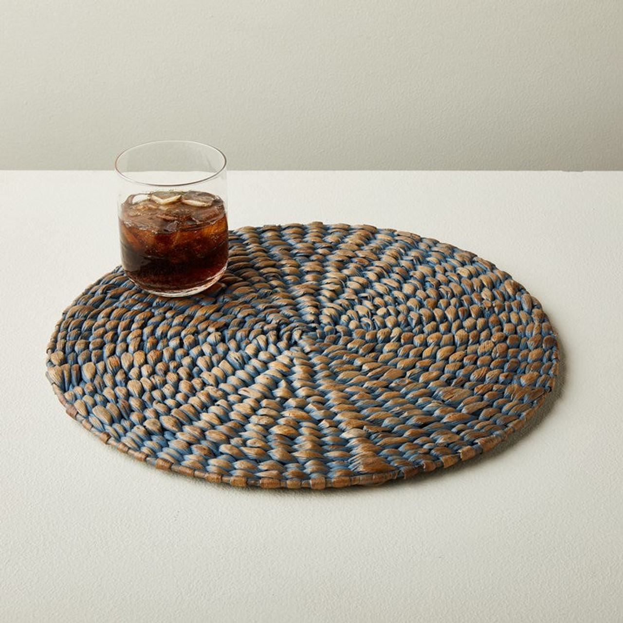 Blue Wash Hyacinth Placemat Garden Cottage