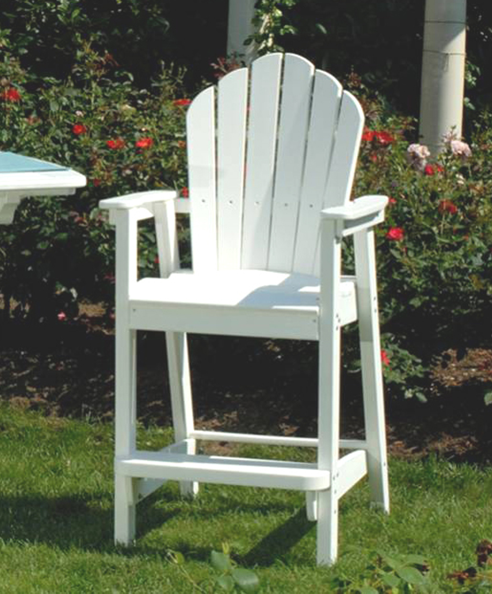 Seaside Casual Classic Adirondack Bar Chair Envirowood Garden