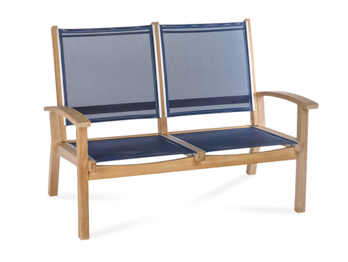Bayhead Sling Loveseat, Navy Bayhead Sling Loveseat, Navy