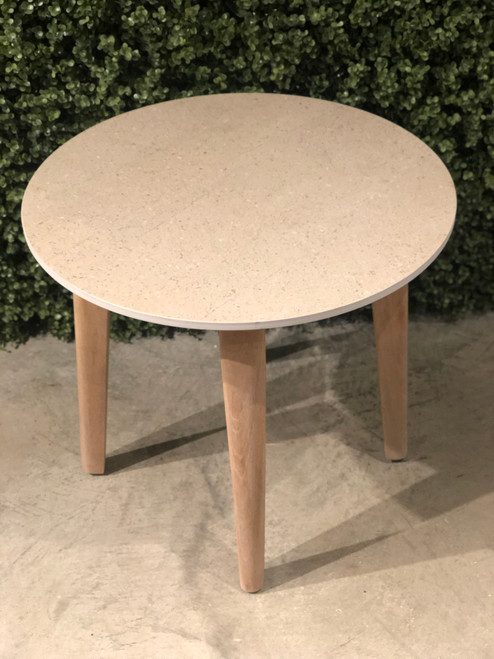 Essential Side Table with Round Ceramic Top