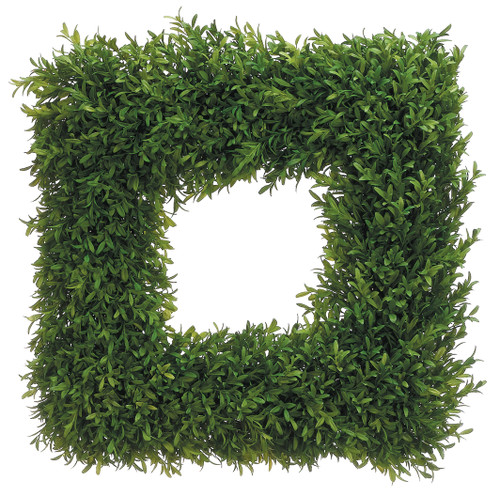 18" Tea Leaf Square Wreath 18" Tea Leaf Square Wreath