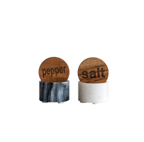 Marble Salt & Pepper Pot