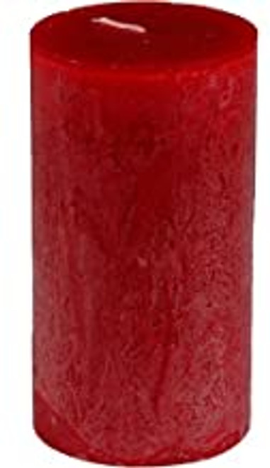 Timber Candle, 3.25 x 9", cranberry