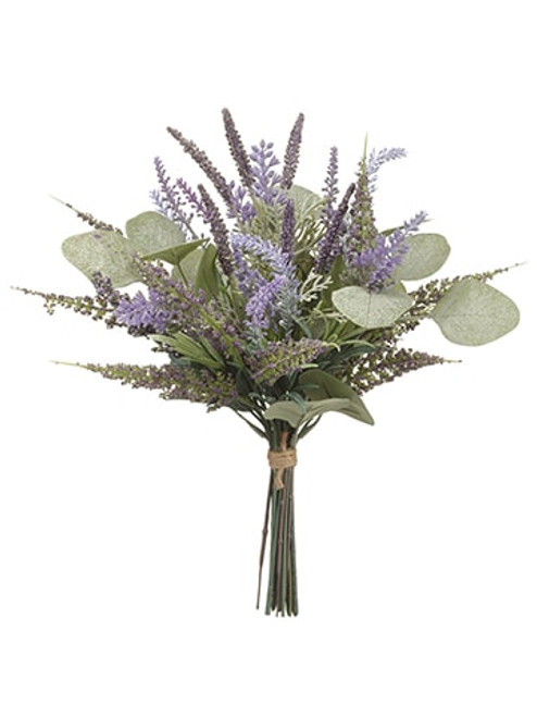 13.5" Lavender/Eucalyptus Bouquet