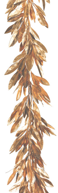6' Bay Leaf Garland,  Gold
