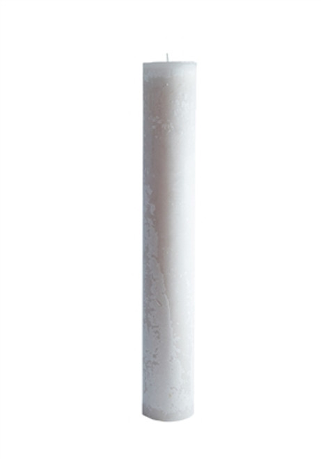 Large Round 1-Wick Pillar Candle, Linen