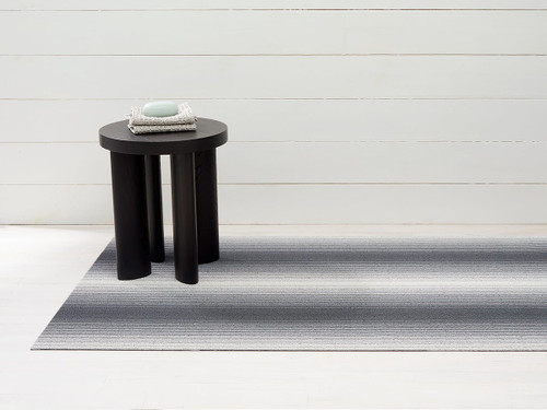 Fade Stripe Shag Utility Mat 24x36 - Stone
