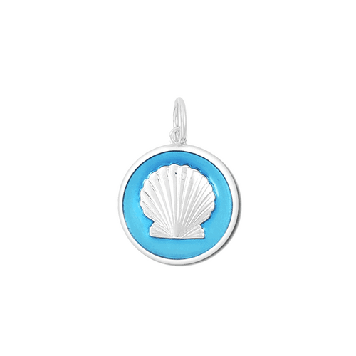 Shell Light Blue Small Pendant