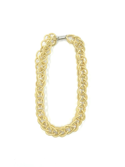 Bright Gold Chain Link Necklace