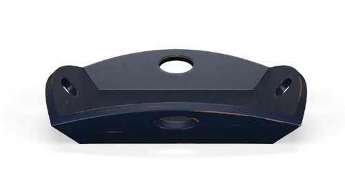 Homestead 4 Handle Serving Tray Square, Deep Blue finish