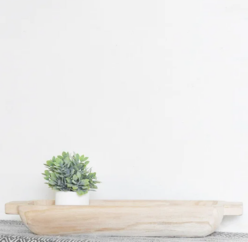 23.6" Natural Wood Platter