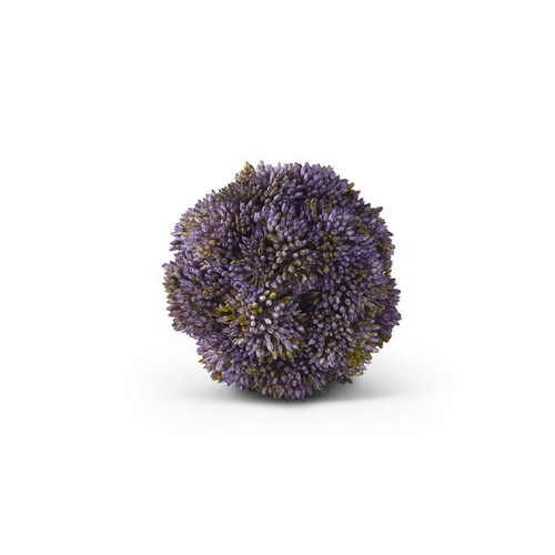 Light Purple Sedum Ball, 4"