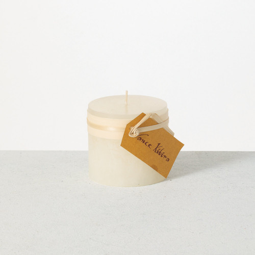 Timber Candle, 3.25 x 3", melon white