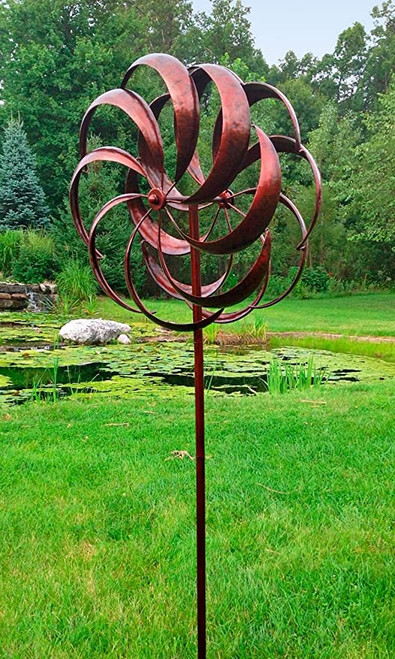 Windward/Antique Copper - Kinetic Wind Spinner