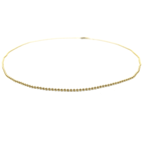 14k Gold Filled 15.5" Beaded Bliss Necklace - Waterproof!