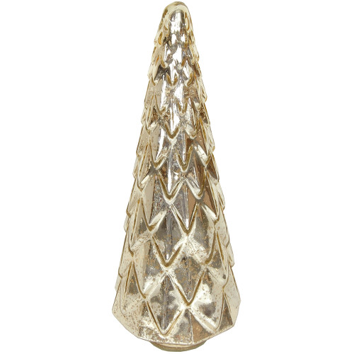 Christmas Tree Faceted 18" H - Mercury Gold Christmas Tree Faceted 18" H - Mercury Gold