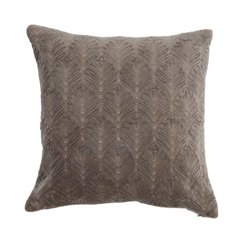 18" Square Velvet Cotton Pillow
