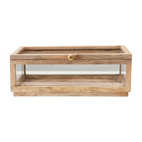 Glass & Wood Display Box