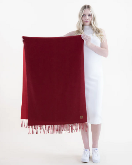 Wool Feel Solid Color Scarf