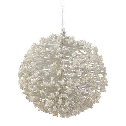 7" Pearl Ball Ornament