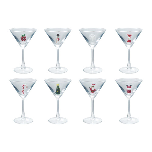 Holiday Martini Glass