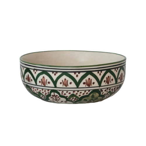 6" Patterned Stoneware Bowl
