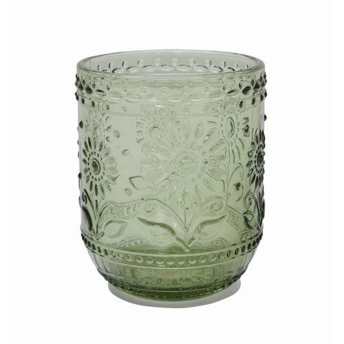 Embossed Votive Glass Embossed Votive Glass