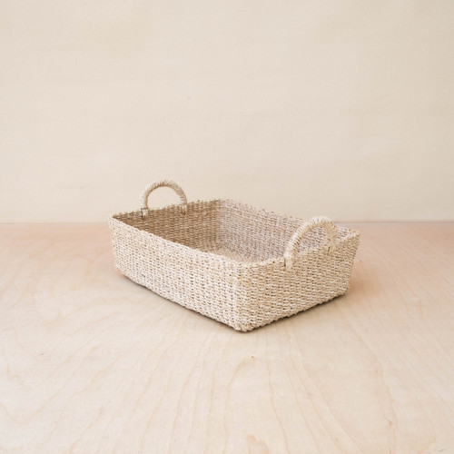 Woven Rectangle Tray - Decorative Basket