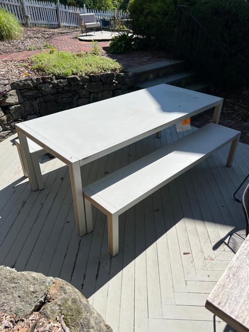 CO9 Design Sample Set (50% OFF) - Montauk Picnic Table Set, Light Grey