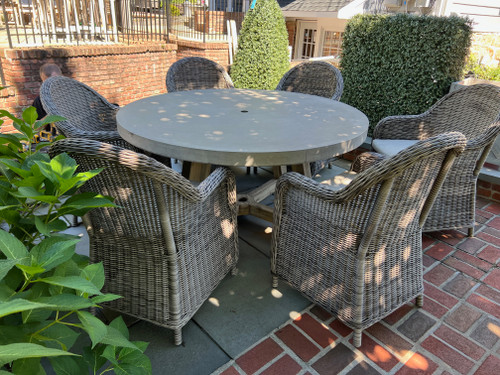 CO9 Design Sample Set (50% OFF) -  Bridge 59" Round Dining Table with 6 Julia Dining Chairs