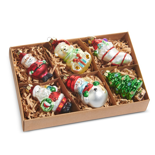 Box of Vintage Icon Ornaments, 3.25"