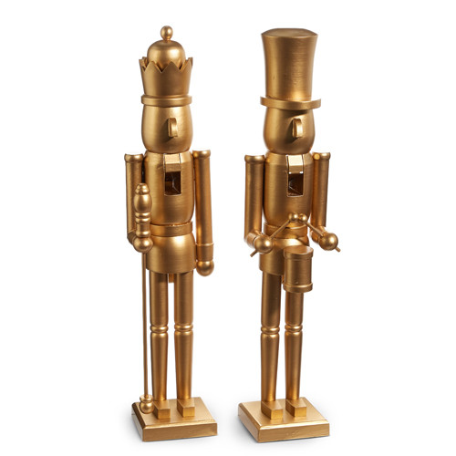Matte Gold Nutcracker, 24" Matte Gold Nutcracker, 24"