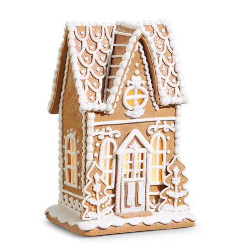 10.5" Lighted Gingerbread House 10.5" Lighted Gingerbread House