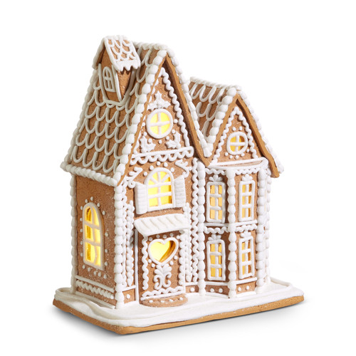 12" Lighted Gingerbread House 12" Lighted Gingerbread House