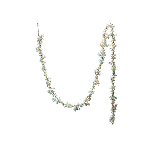 Foam Garland with Iridescent Glitter, Wide