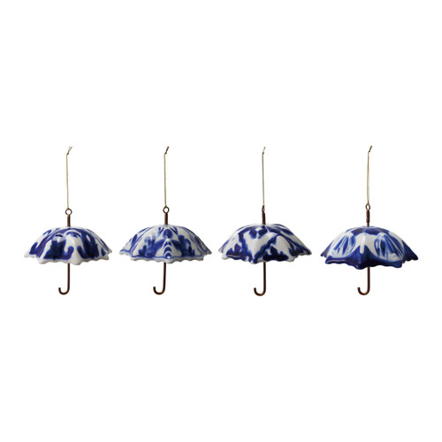 Stoneware Umbrella Ornament