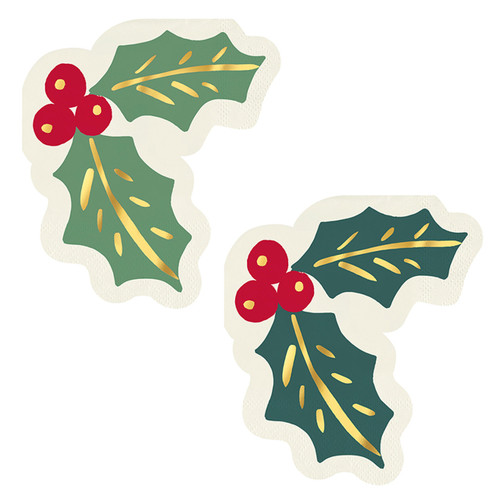 Paper Napkins - Holly