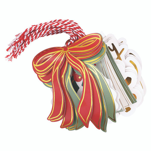 Gift Tag Book - Red Bow Gift Tag Book - Red Bow