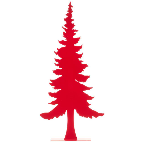 24.5" Tree Table Top, Red 24.5" Tree Table Top, Red
