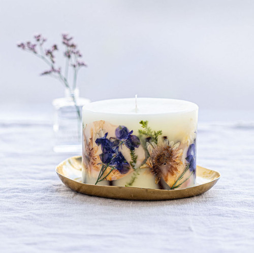 Vanilla Rain - Petite Oval Botanical Candle