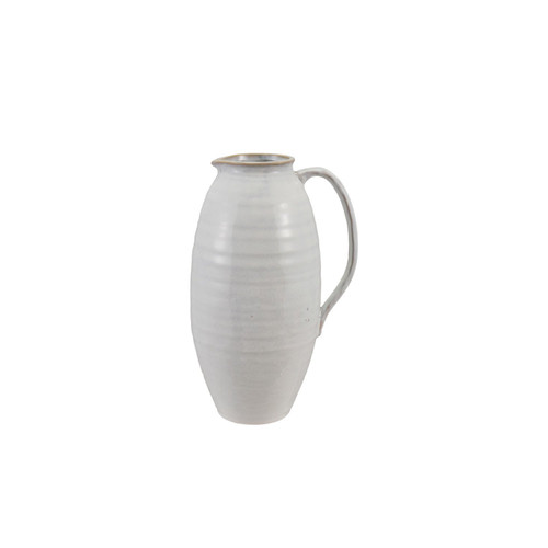 Stoneware Pitcher, White