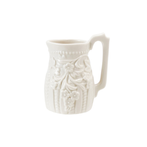 Stoneware Vintage Reproduction Creamer, White