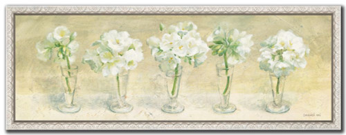 Geraniums in Glasses