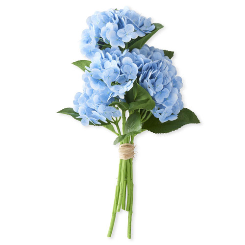 13 Inch Blue Real Touch Hydrangea Bundle