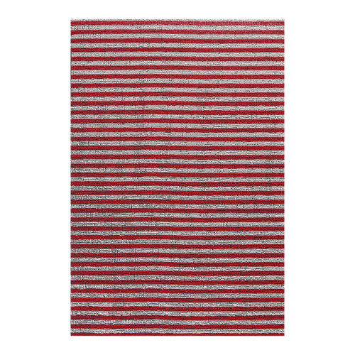 Breton Stripe Shag Big Mat 36"x60" - Candy