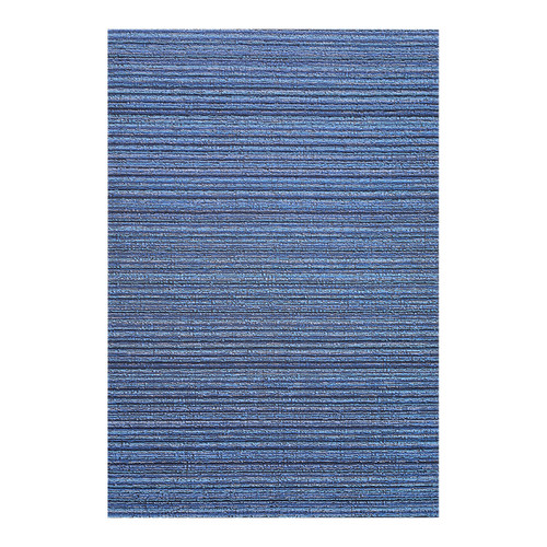 Skinny Stripe Shag Doormat 18"x28" - Ocean
