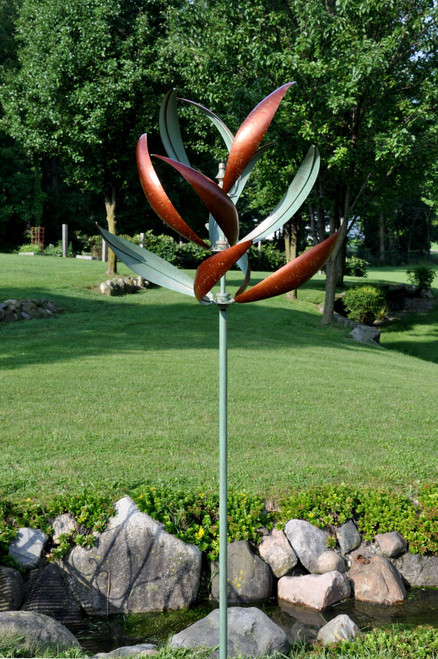 Glenwood, Copper Verde - Kinetic Wind Spinner